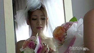 No Runaway Bride Kaori Maeda by Caribbeancom: Licking, Handjob  Professional Porn
