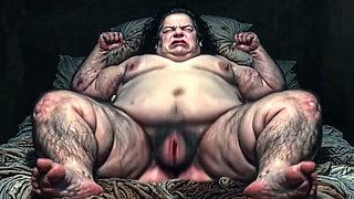 Horny Fat BBW Hairy Pussy Solo Masturbation - Moaning Wet Bush Orgasm