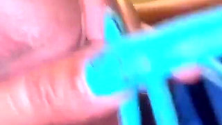 Stroking BBC Cumming on My Heels