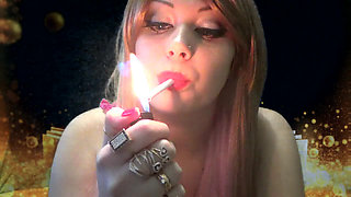 Golden jewelry, cigarette , you and me