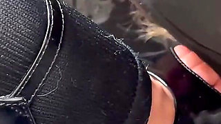 Mistress Pisses in Her Slave's Mouth and Makes Him Lick Her Pussy, Ass and Feet