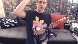 Ripping up expensive guess jeans