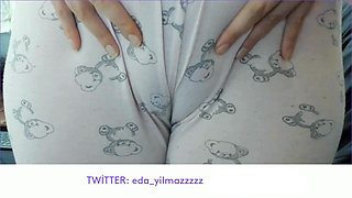 Cameltoe - Swollen Pussy - Rubbing Pussy with Pajama