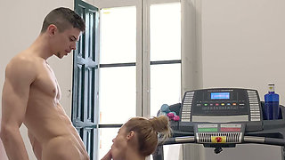 Fucking in Apolonia's Gym