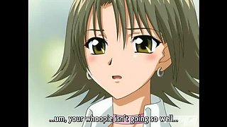 Uncensored Hentai: Horny Teen Boy Begs Busty MILF for Sex - Big Tits Anime