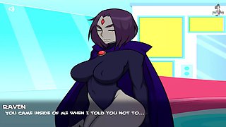 Raven goes wild with a hot punk blowjob in sinfully fun games