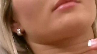 Blonde Fucks Herself with a Steel Dildo - Extreme Close up