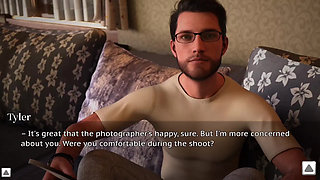 Alone in the Room, the Stepmother Playfully Made the Photographer Break a Sweat on the Bed