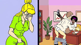 Married Housewife Maria Spreads Her Legs ( Full Story) Cartoon. Cheating 2