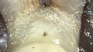 Bath Compilation - Underwater Peeing, Masturbation & Breeding Dirty Talk Close up