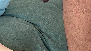 White Slut Uses Her Stinky Soft Soles to Milk Black Guy Hard