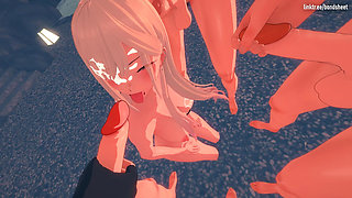 Marin Kitagawa Three Studs at a Beach Hideaway to Get a Sticky Bukkake