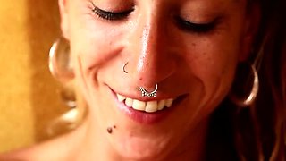 Skinny Latina Magia Rosa Masturbates Solo with Toy - Amateur Petite Tits Orgasm Close Up HD