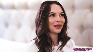 Rachel joins horny Lily from pleasuring herself