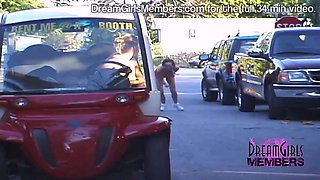 Crazy spring breakers flash strangers in key west
