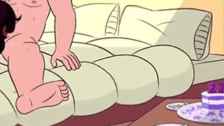 cartoon sex , gf bf having sex and chatting