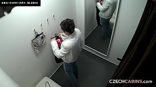 Czech Cabins 25 MILF with Short Hair Strips - Our Cam Captures Every Sexy Moment!