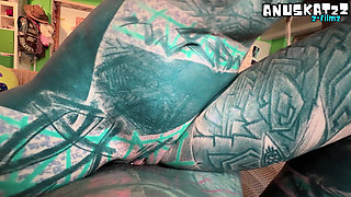 POV Private Tattoo Pornstar Fuck Leads to Creamipie in Her Pierced Pussy