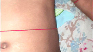 A girl is with him in the shopping mall, he fucks her hard. Romantic video