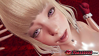 Exciting Christmas Blonde 3D Hentai Animation with Anal Plug - Big Tits, Fun Pussy Fingering, and Wet Cunnilingus!