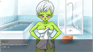 Dragon Ball Lost Chapter - Cheelai's Blowjob to Broly's Big Cock