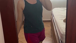 Hot and Sweaty Workout in the Bedroom
