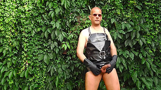 Horny Rubber Gardener 27 (Wet Play & Piss)
