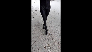 Laura on Heels amateur 2021. 40 minutes compilation of high heels and pantyhose