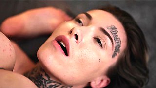 Tomboy Lesbians Futa Sexfight - Wrestling Prison Tattoo