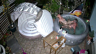 Couple caught fucking by the surveillance camera.