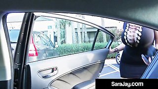 Watch flashy Sara Jay's sex