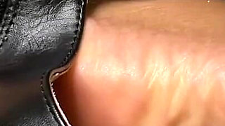 MILF Slowly Slips off Flats in Bed