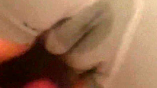 Teasing Her Cameltoe in Yoga Shorts