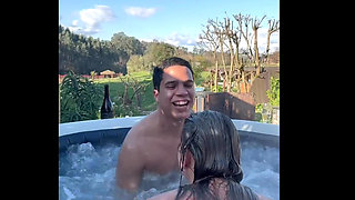 Horny Stepmother Gets Turned on After a Private Party at a Holiday Home