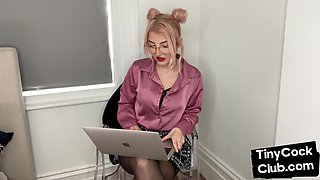 Pathetic tiny male pole incel minimized by femdom