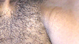 Nice close up interracial creampie with BWC