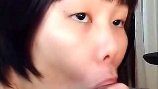 Cute Asian Amateur Teen Dirty Talking Facefuck