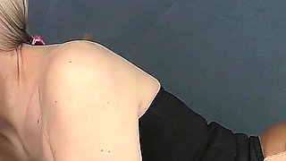The Babysitter Was Sitting with the, but She Had to Give a Blowjob and Swallow the Sperm