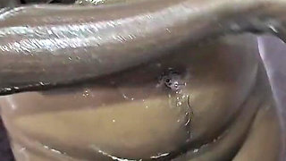 Tamil Young Housewife Bathing