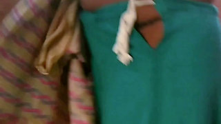 Desi Tamil Naughty Wife Renu Petticoat Blouse Saree Tease for Hubby's Friend! Indianhotwifex