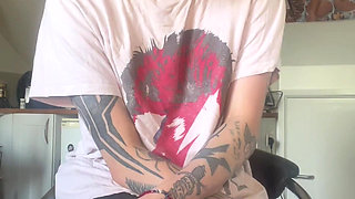 Skinny Goth Huge Belly Rapid Pregnancy at the Doctors Office