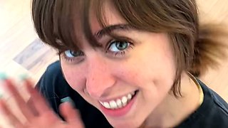 Riley Reid Slobbering And Cumming All Over His Cock