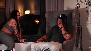 Blowjob cumshot whore gargles pov bukkake fetish cum