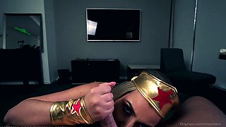 Mexicana blowjob with her big boobs