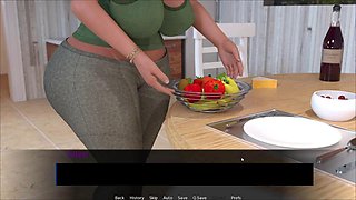Future Money Man Catches BBW Wife Cheating with Boss in Kitchen