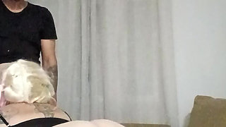 MILF Blowjob and Gaging My Delicious Dick
