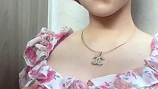 Amateur blondie solo anal masturbation