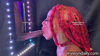 Throat Goat Gets a Big Black Dick