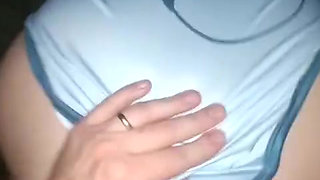 Fucking my little lady doggystyle