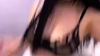 Jerking off shemale tranny solo play